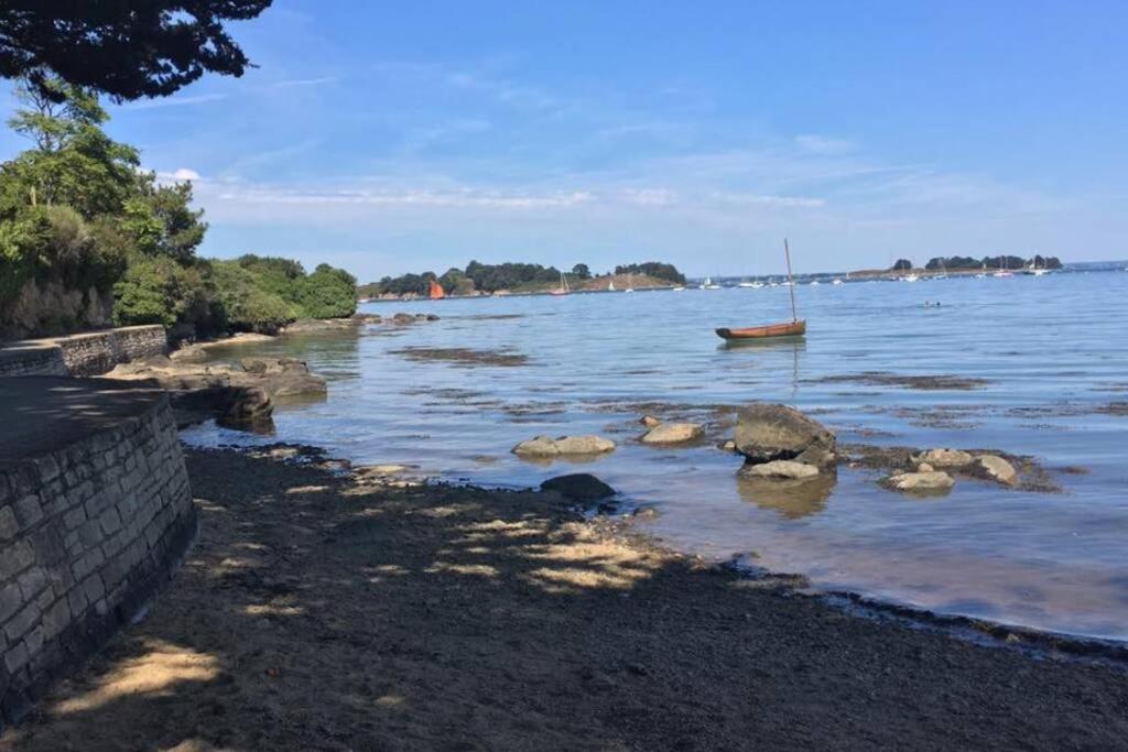 Keraudren Rhuys - Longere Xviiie - 10 Pers - 4 Chb - Plage A Pied Saint-Gildas-de-Rhuys Dış mekan fotoğraf